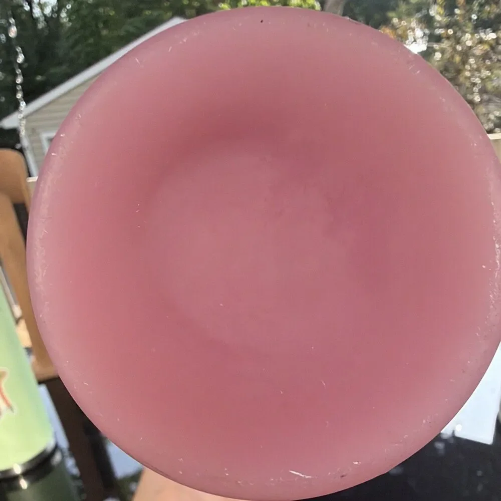 Unmarked pink frosted
